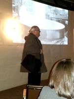 Chris Gainor speaking at the Plaskett Telescope