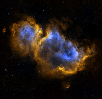 IC 1848 - Soul Nebula (Hubble Palette)