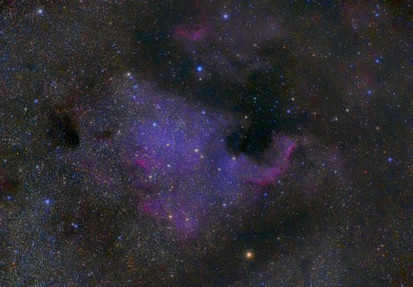 iOptron tracking test - North America Nebula (NGC 7000)