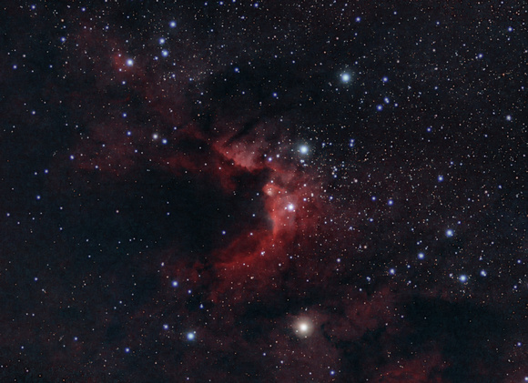 SH2 - 155 - The Cave Nebula