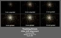 M13 Hercules Cluster tracking test