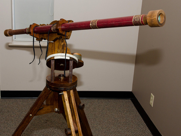 Galileo's first telescope replica with new enhanced mount