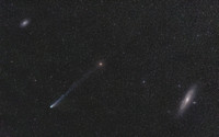 Comet 12P/Pons-Brooks and M31/M33