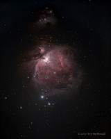 Orion Nebula from City centre
