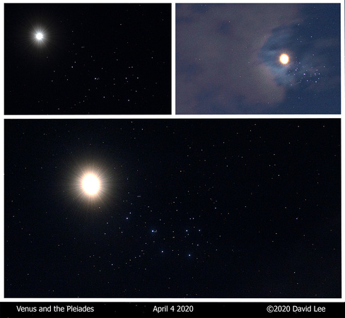 Venus and the Pleiades Night 3