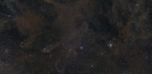 Iris nebula (NGC 7023) and the Dark Shark (LDN 1235)