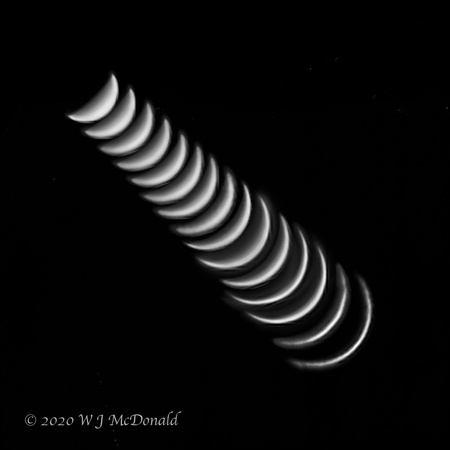 Venus Crescent Waning