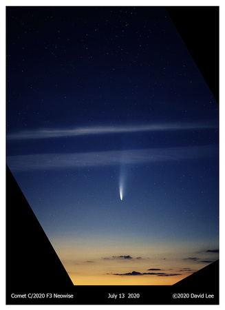 Comet C/2020 F3 Dawn July 13 2020