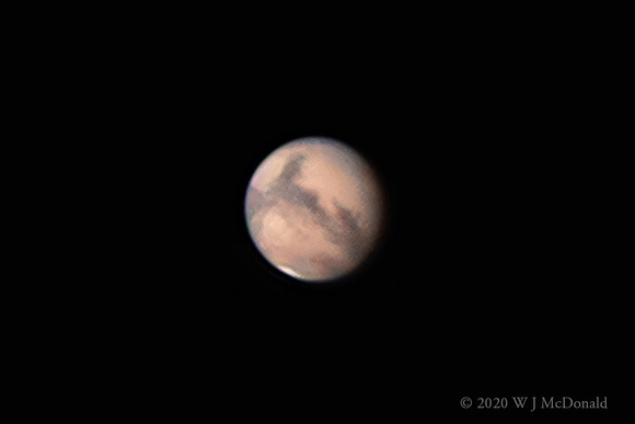 Mars approaching opposition