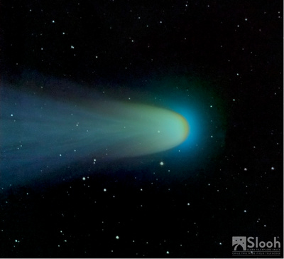 Comet C/2021 A1 (Leonard) - Slooh Chile, Santa Martina Observatory, La Dehesa, Santiago, Chile 2021-12-25