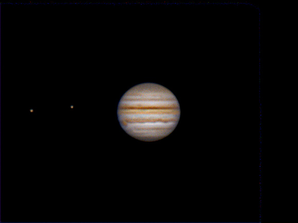 Jupiter with Io and Europa Aug 27, 2021