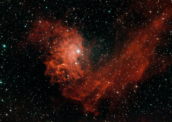 Flaming Star Nebula, Nov 24, 2021