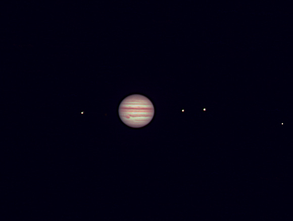 Jupiter and Galilean moons! Aug 2, 2021