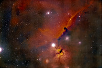 Horsehead and Flame Nebulae