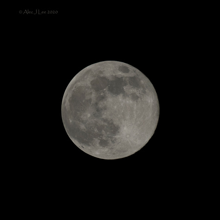 Full Moon 2 (Super Pink Moon) (99.7% sunlit) April 7 2020