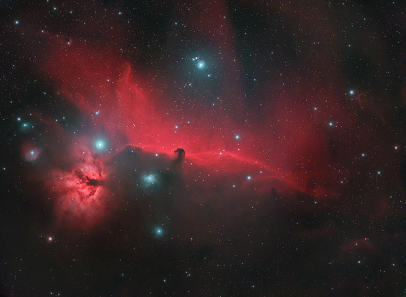 Horsehead Nebula (B33, IC434) 6 hours