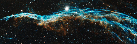 NGC6960. Western Veil, In NB False RGB