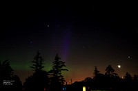 Aurora and planetary conjunction