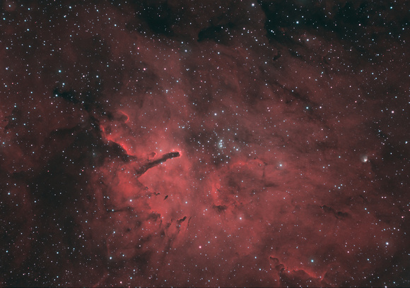 NGC 6823, this time with a better mount and round stars