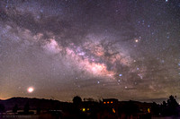 Milky Way over the Painted Pony