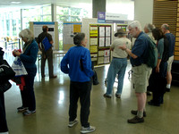 Poster session in the Wright Building
