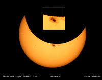 Partial Solar Eclipse October 23 2014