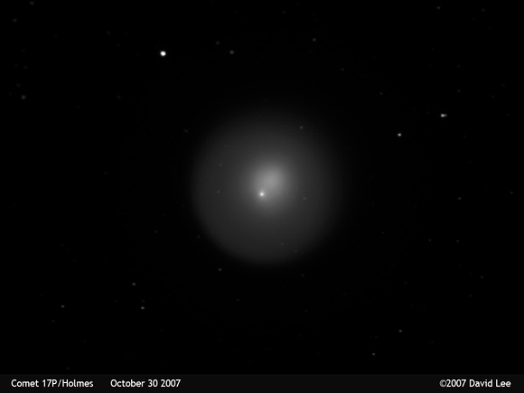 Comet 17P/Holmes October 30th 2007