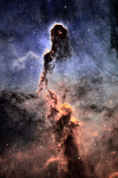 IC1396 Elephant Trunk Nebula in NB SHO