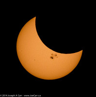 Partial Solar Eclipse - at the 56 minute mark