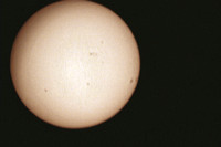 The Sun with Sunspots