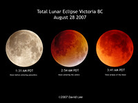 Total Lunar Eclipse Victoria BC August 28 2007