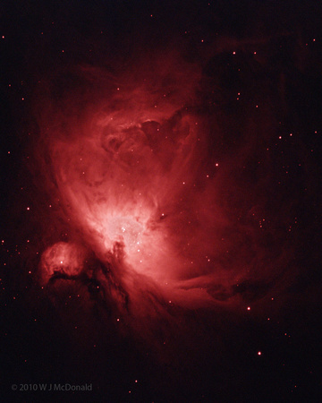 Orion Nebula in H alpha