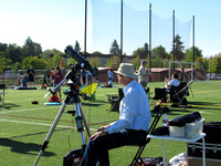 John McDonald setup on the observing field