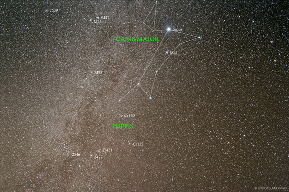 Canis Major labled