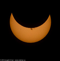 Partial Solar Eclipse - 4 minutes before maximum