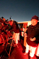 RASC Victoria Centre members observing the night sky