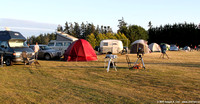 Camping on the field