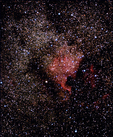 NGC 7000, The North American Nebula