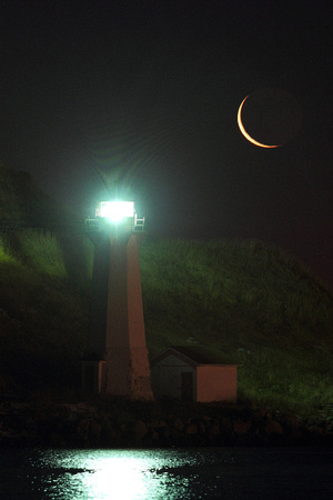 Moon & Lighthouse