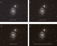 M51 - Compare exposures