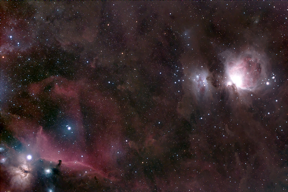 M42 and IC434 Widefield