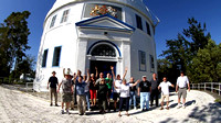 "The jump" in front of the historic Plaskett telescope dome