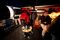 RASC Victoria Centre members observing the night sky