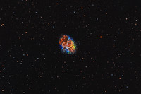 M1 - Crab Nebula - NOW - Dressed Up in SHO (Hubble Pal)