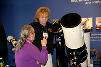 Volunteers Demonstrating Telescopes
