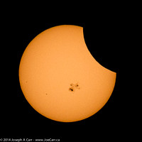 Partial Solar Eclipse at the 19 minute mark