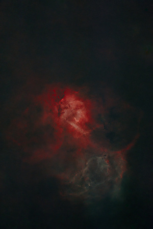 SH2-132 Lion Nebula Starless Aug 2022