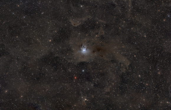 Iris Nebula and the dust of Cepheus
