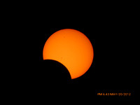 Cedar City Annular Eclipse Before Maximum