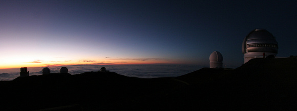 Mauna Kea Observatories Panoramic View